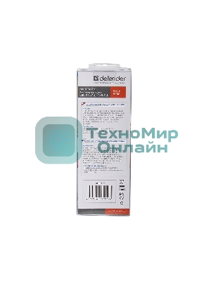 Кабель Defender PRO USB 2.0 кабель удлинительный 1.8м AM/AF, зол.конт, 2фер.фил.