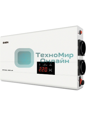 Сетевые фильтры SVEN Стабилизатор напряжения AVR SLIM-2000 LCD