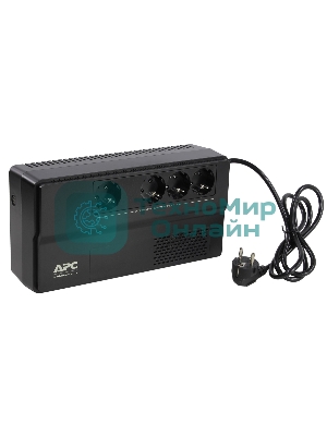 Источник бесперебойного питания APC Back-UPS BV1000I-GR 600Вт 1000ВА черный