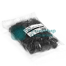 Колпачок ExeGate BC45-100-BK изолирующий для коннектора RJ-45, черный (100 шт)