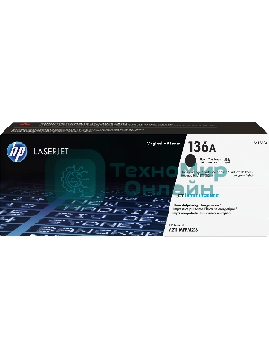 Картридж лазерный HP 136A черный Original LaserJet Toner Cartridge