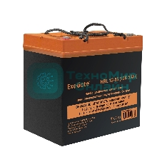 Аккумуляторная батарея ExeGate EX285652RUS HRL 12-55 (12V 55Ah, под болт М6)