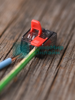 Клемма PROxima СМК 221-412 2 отверстия 0.2-4.0 мм2 (100 шт.)