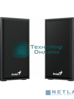 Акустическая система Genius SP-HF180, 2.0, 2 x 3W, USB-power, черный
