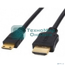 Кабель Exegate HDMI to miniHDMI (19M -19M) 1.8м, ver1.4, позолоченные контакты