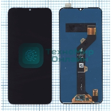 Дисплей для Tecno Spark 7 черный