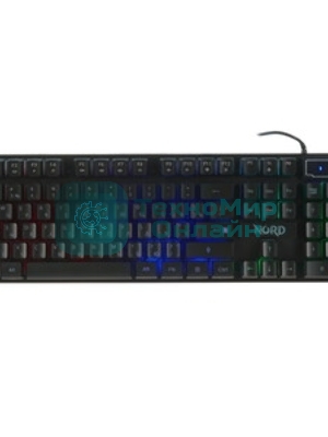 Комплект клавиатура+мышь Defender Nord GS-959 проводной, USB, 2400 DPI, чёрный