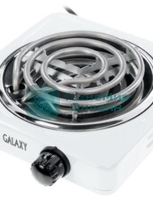 Плита настольная электрическая Galaxy Line GL 3003, белый, электрическая, 1000 Вт