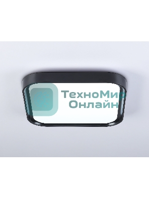 Потолочный светодиодный светильник Ambrella light FZ1262 BK черный 18W 5000K 250*250*60 (Без ПДУ)