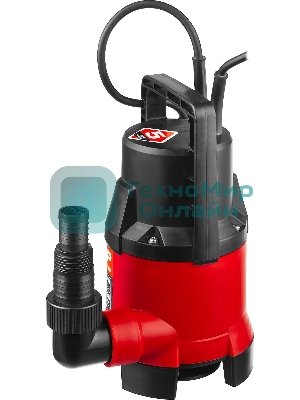 Насос ЗУБР НПГ-М1-400 мастер м1 погружной дренажный для грязной воды d частиц до 35мм 400Вт 125л/м