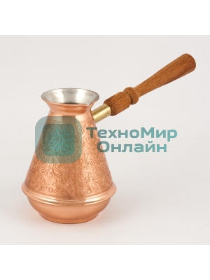 Турка ТimА Турчанка ТУ-550с, 0,55л, медная, съемная ручка