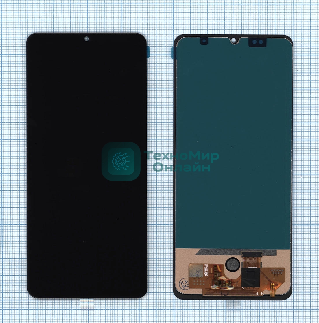 Дисплей для Samsung Galaxy A22 SM-A225F в сборе с тачскрином (INCELL) черный