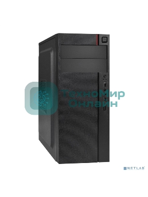Компьютерный корпус Miditower ExeGate AA-440-AA400 (ATX, AA400 8 см, 2*USB, аудио)