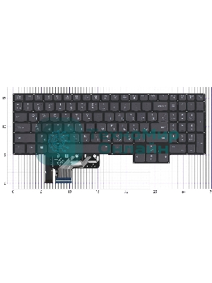 Клавиатура для ноутбука Lenovo Legion S7 без рамки с подсветкой