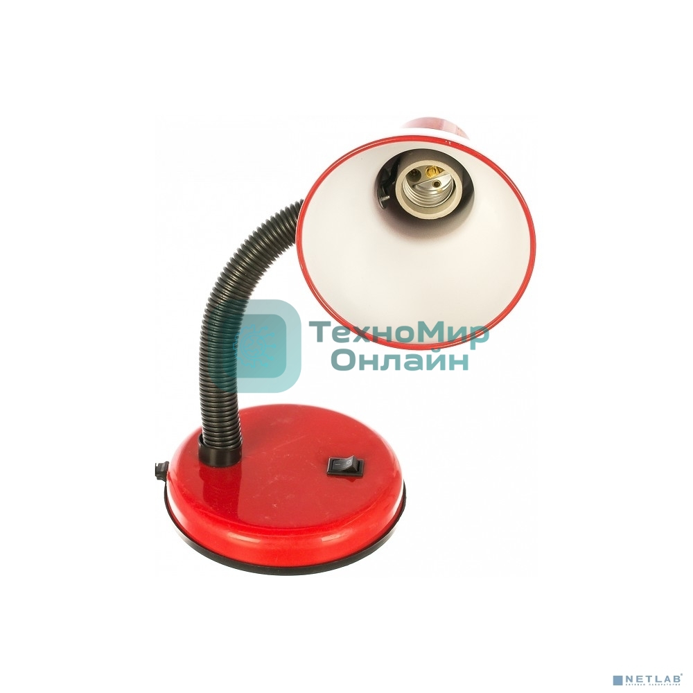 Светильник UF-301P С04 настол. 230В 60Вт красн. Ultraflash 12898