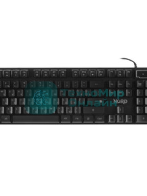 Комплект клавиатура+мышь Defender Nord GS-959 проводной, USB, 2400 DPI, чёрный