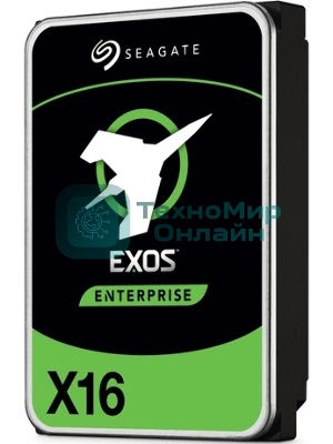 Жесткий диск Seagate 16Tb, ST16000NM002G, SAS Exos X16, 7200 rpm, 256Mb buffer