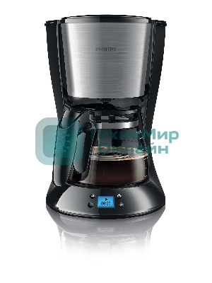 Кофеварка капельная Philips HD7459/20 черный, исп. кофе - молотый, 1.2 л, 1000 Вт.