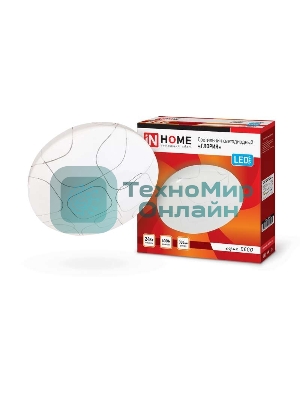 Светильник светодиодный DECO ГЛОРИЯ 24Вт 230В 4000К 1560лм 300мм IN HOME 4690612021904