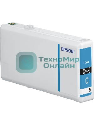 Картридж струйный Epson T7902 голубой повышенной емкости для WF-5110DW/WF-5620DWF