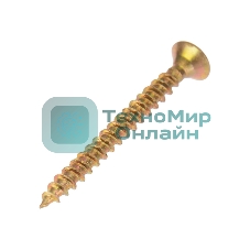 Саморез универсальный Kranz 3х30, желтый цинк, упаковка поставщика (16 000 шт.)