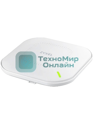 Гибридная точка доступа Zyxel NebulaFlex Pro WAX610D, WiFi 6, 802.11a/b/g/n/ac/ax (2,4 и 5 ГГц), MU-MIMO, антенны 4x4 с двойной диаграммой, до 575+2400 Мбит/с, 1xLAN 2.5GE, 1xLAN GE, PoE, защита от 4G
