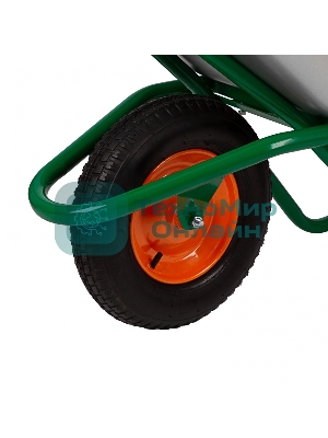 Тачка садово-строительная Palisad усиленная, грузоподъемность 200 кг, объем 90 л