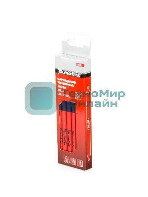 Карандаши Matrix малярные двухцветные, 175 мм коробка 12 шт