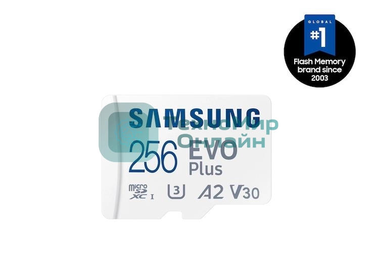 Флеш карта MICRO SDXC EVO+ 256Gb V10 W/A MB-MC256SA/EU Samsung
