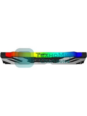 Оперативная память Kingston Fury Renegade, DDR5, 16Gb (1x16Gb), 7200MHz, CL38, DIMM, радиатор, RGB, черный