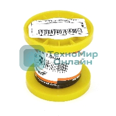 Припой ПОС-61 диаметр 1 мм с канифолью 50 гр 5 шт