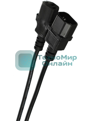Кабель VCOM CE001-CU0.75-1.8 Кабель монитор - компьютер 220V (UPS -> устройство) VCOM VDE 3Gx0.75мм (CE001-CU)1.8м