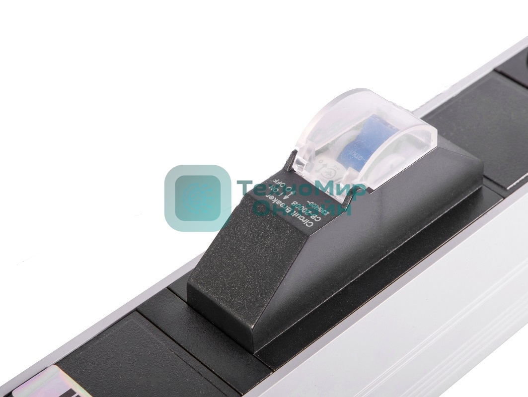 Блок розеток ЦМО Rem-16 с авт. 16А, 6 IEC 60320 C19, 16A, алюм., 19