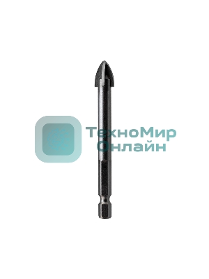 Сверло по стеклу и керамике Kranz 12 мм 4 грани шестигранный хвостовик