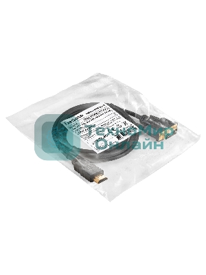 Кабель HDMI-DVI-D ExeGate EX-CC-HDMIM-DVI2M-2.0 (19M/(24+1)M, dual link, 2м, позолоченные контакты)