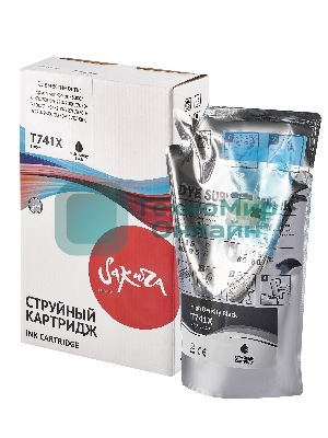 Контейнер с чернилами Sakura C13T741X00 (T741X BK) для Epson, черный, 1000 мл.