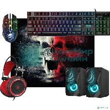 Комплект клавиатура+мышь Defender Tor MHP-127 проводной, USB, 3200 DPI, чёрный