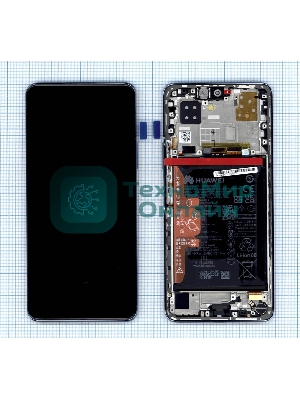 Дисплей для Huawei Nova 9 SE в сборе с тачскрином, панелью и аккумулятором (SP 02354UWB), синий