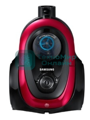 Пылесос Samsung VC18M21C0VR/EV красный/черный, 380/1800 Вт, уборка сухая, пылесборник контейнер 1.5 л