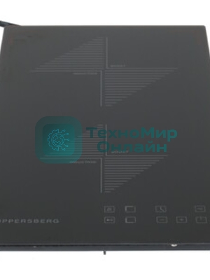 Индукционная варочная панель Kuppersberg ICO 301/домино, ширина 30 см, 2 зоны индукционного нагрева, сенсорное управление, 3 цифровых дисплея, 9 уровней мощности, таймер,автоотключение, защита от перелива, защита от детей, индикаторы остаточного тепла, Stop & Go, черный/прямой край