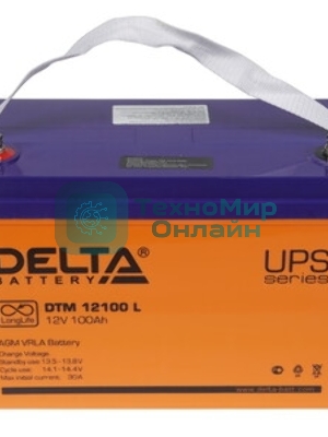 Батарея для ИБП Delta DTM 12100 L 12В 100А·ч