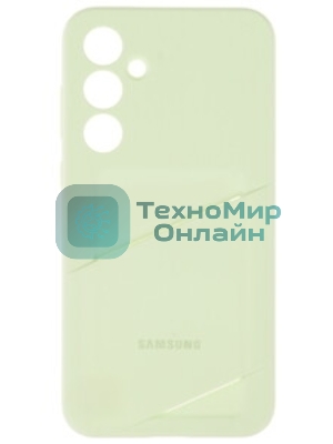 Чехол (клип-кейс) Samsung для Samsung Galaxy A35 Card Slot Case A35 лайм (EF-OA356TMEGRU)