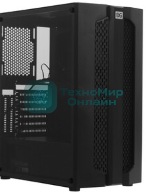 Компьютерный корпус Miditower ExeGate EVO-9205-NPX600 (ATX, БП 600NPX с вент. 12 см, с окном, 1*USB+1*USB 3.0, аудио, 3 вент. 12см с RGb подсветкой)