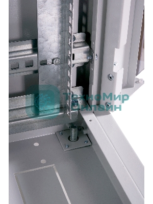 Шкаф телекоммуникационный напольный ЭКОНОМ 42U (600 × 800) дверь перфорированная 2 шт.