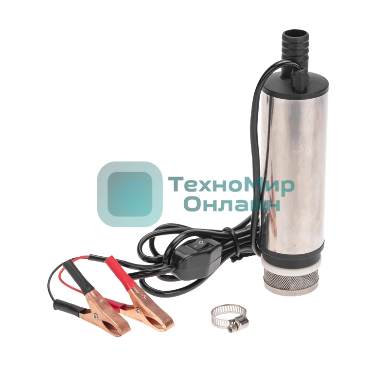 Насос перекачки топлива Rexant погружной 12В, 35 л/мин, с фильтром, 51 мм