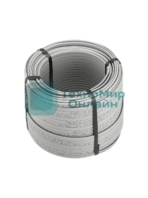 Кабель греющий (нагревательный) Rexant саморегулирующийся SRL24-2, неэкранированный, 24Вт/м, 0,9мм2/70м, бухта 100м