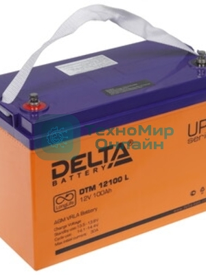 Батарея для ИБП Delta DTM 12100 L 12В 100А·ч