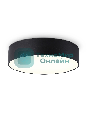 Потолочный светодиодный светильник Ambrella light FV5521 BK черный LED 26W 3000K D220*58 (Без ПДУ)