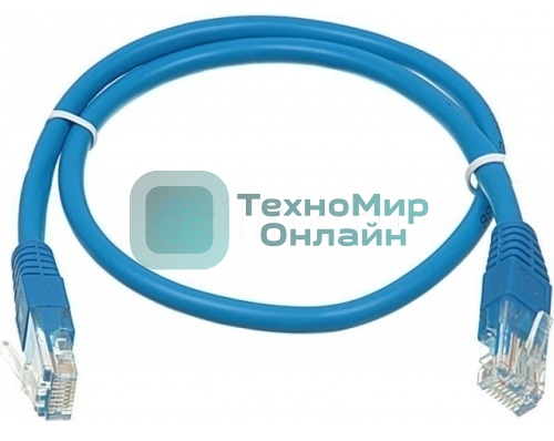 Патч-корд molded 5E Copper 0.5m blue