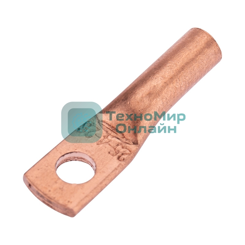 Наконечник медный ТМ 2,5-4-2,6 (2,5мм² - Ø4мм) (в упак. 100 шт.) REXANT
